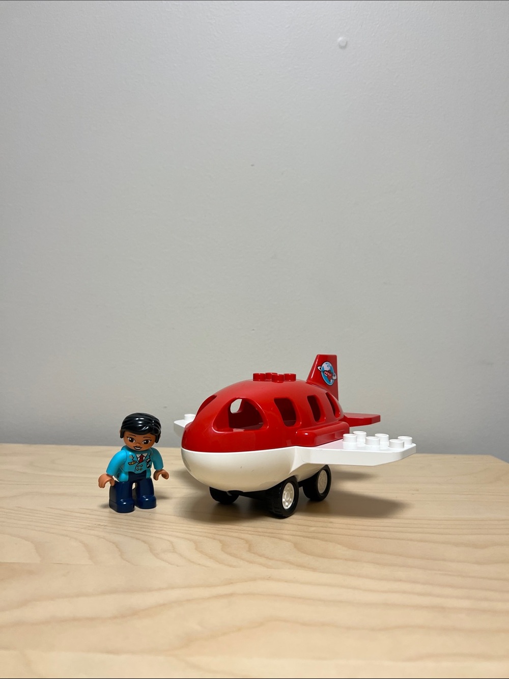 LEGO DUPLO Airplane with Pilot Figure – Toddler Toy Ages 2–5
